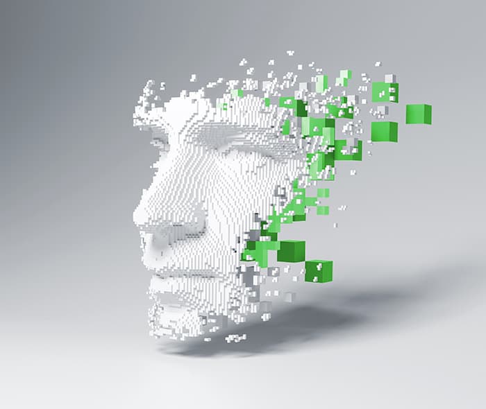 A graphical animation that sits along side a paragraph